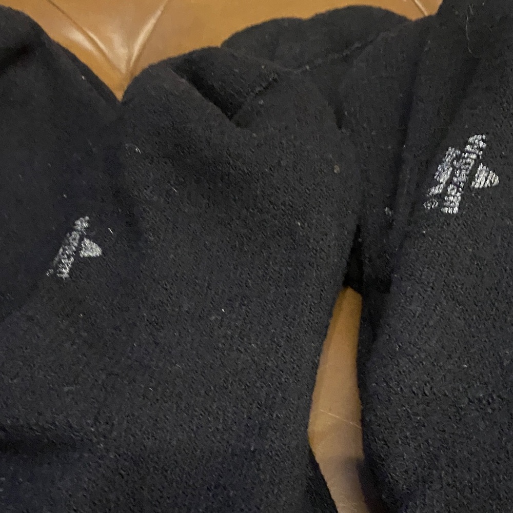 Black Athletic Socks with Logo